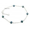 Sterling Silver & Freshwater Pearl Anklet