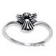 Sterling Silver Ring With Angel Size 7