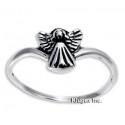 Sterling Silver Ring With Angel Size 6