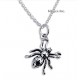 Sterling Silver Spider Pendant with Chain