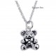 Sterling Silver Bear Pendant with Chain