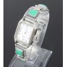 Southwestern Sterling Silver Ladies Watch w Turquoise