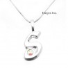 Sterling Silver Initial Pendant W Chain S