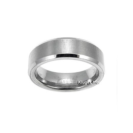 Tungsten Carbide Band Ring Size 6