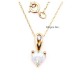 10K Gold Opal Pendant With Chain