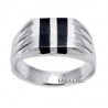 Sterling Silver Mens Ring Size 10