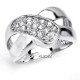 Sterling Silver Ring With CZ Size 7