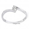 Sterling Silver & CZ Ring Size 8