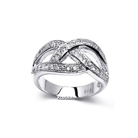 Sterling Silver Ring With CZ Size 6
