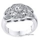 Sterling Silver Ring With CZ Size 5