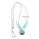 Southwestern Liquid Silver Turquoise Necklace