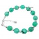 Sterling Silver Turquoise Nuggets Bracelet