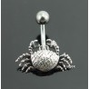 Sterling Silver Belly Piercing Cancer