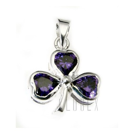 Sterling Silver Pendant With CZ