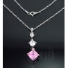 Sterling Silver Necklace with CZ