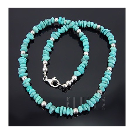 Southwestern Sterling Silver Turquoise Necklace