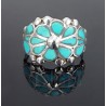 Native American Sterling Silver Ring w Turquoise Size 8.5
