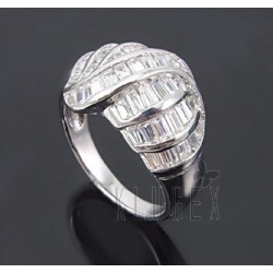 Sterling Silver Ring With Cubic Zirconia