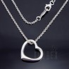 Sterling Silver Heart Pendant w Chain