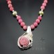 Black Hills Gold Rhodonite & Pearl Necklace