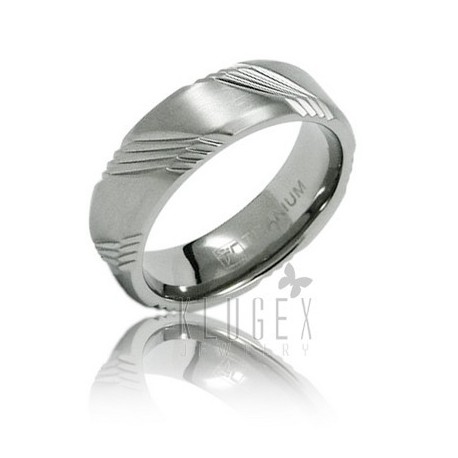 Titanium Wedding Band Ring Size 8