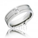 Frontier Titanium Wedding Band Ring 