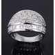 Sterling Silver Ring w CZ Size 6