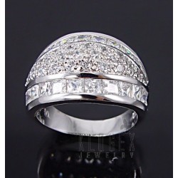 Sterling Silver Ring with CZ 