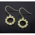 10K Gold Earrings w Peridot