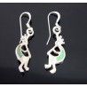 Sterling Silver Kokopelli Earrings