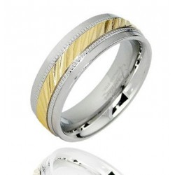Stainless Steel Wedding Band Ring 