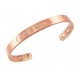 Magnetic Copper Cuff Bracelet Jesus