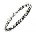 Woven Stainless Steel Bracelet