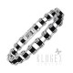 Stainless Steel & Rubber Bracelet