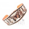 Handcrafted Copper Bracelet w Butterfly