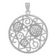 Sterling Silver Pendant with Cubic Zirconia