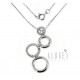 Sterling Silver Necklace with Diamond