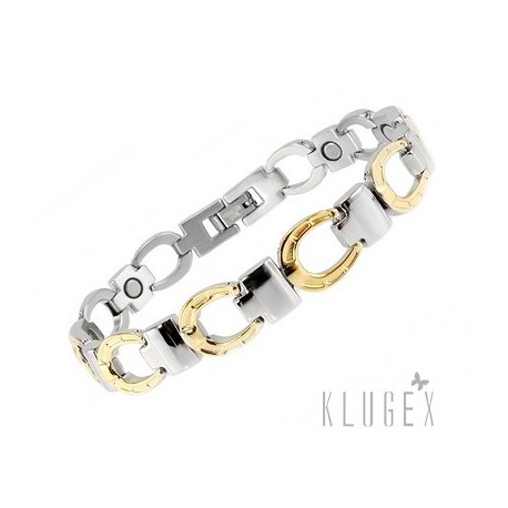 Stainless Steel Magnetic Bracelet with Horseshoe