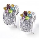 Sterling Silver Earrings with CZ