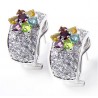 Sterling Silver Earrings with CZ