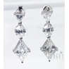 Sterling Silver Earrings with CZ