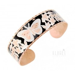 Handcrafted Copper Bracelet with Butterfly 