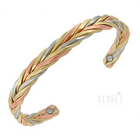 Sergio Lub Magnetic Copper Cuff Bracelet 