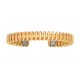 Sergio Lub Magnetic Brass Cuff Bracelet
