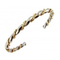 Sergio Lub Cuff Bracelet - Silver Spiral