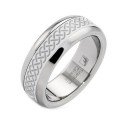 Titanium and Ceramic Band Ring 