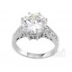 Sterling Silver Ring with Cubic Zirconia 