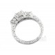 Sterling Silver Ring with 3.5ct Cubic Zirconia