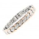 Rose Gold Plated Stainless Steel Magnetic Bracelet