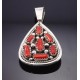 Native American Reversible Sterling Silver Pendant